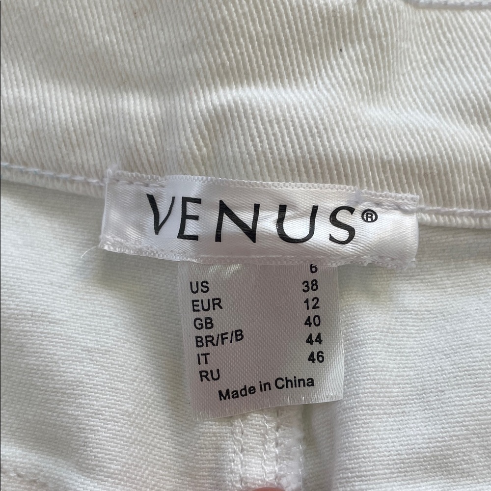 VENUS Blue and White Skinny Jeans - Picture 3 of 6